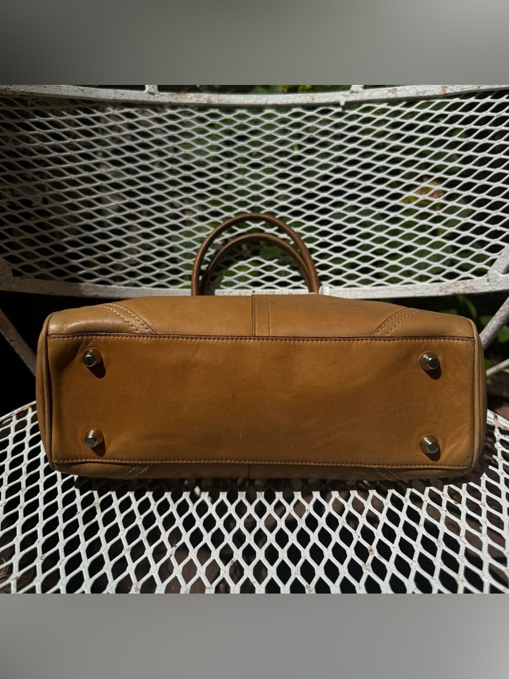 Coach Tan Hampton Shoulder Bag - Picture 3 of 8